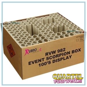 Rubro Event Scorpion box 100.s compound NEW (Nieuw in 2024) [RUB982]