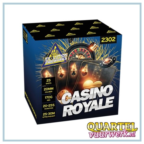 EVOLUTION Casino Royale 25 shots 20mm NEW (Nieuw in 2024) [WEC2302]