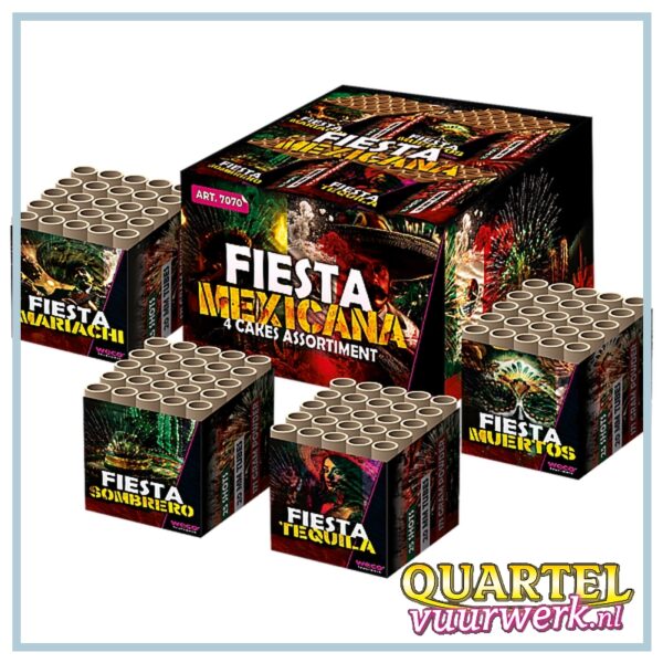 Fiesta Mexicana 4x25 shots 20mm NEW (Nieuw in 2024) [WEC7070]