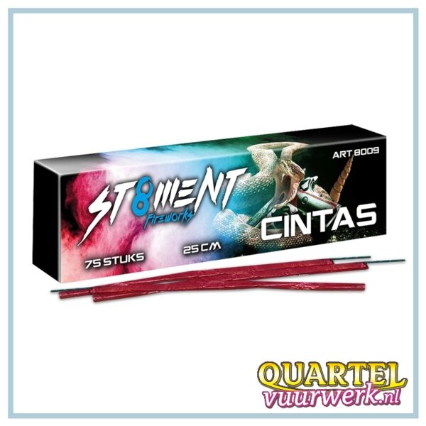 ST8MENT Cintas Knetterlint 25 cm (75 stuks) [WEC8009]