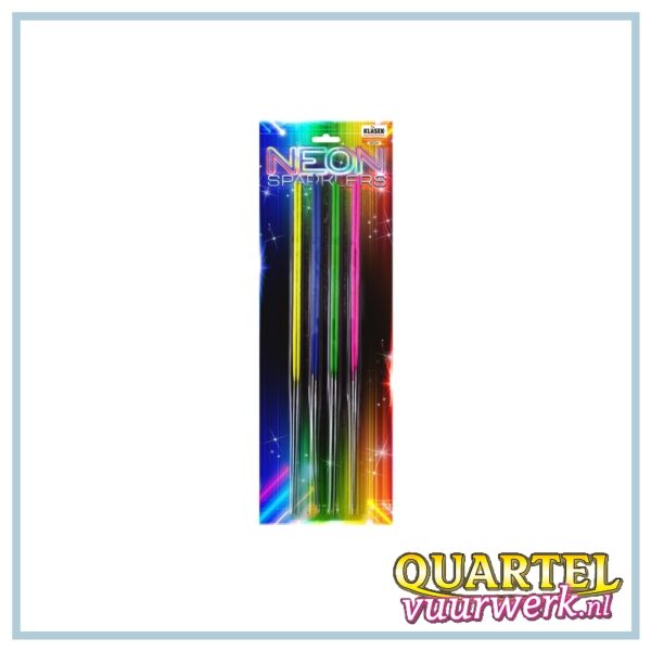 Eurostar Fireworks - Neon sparklers 8 stuks van 40 cm lang [EFC-VP40N]